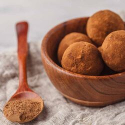Receta de bombones de algarroba